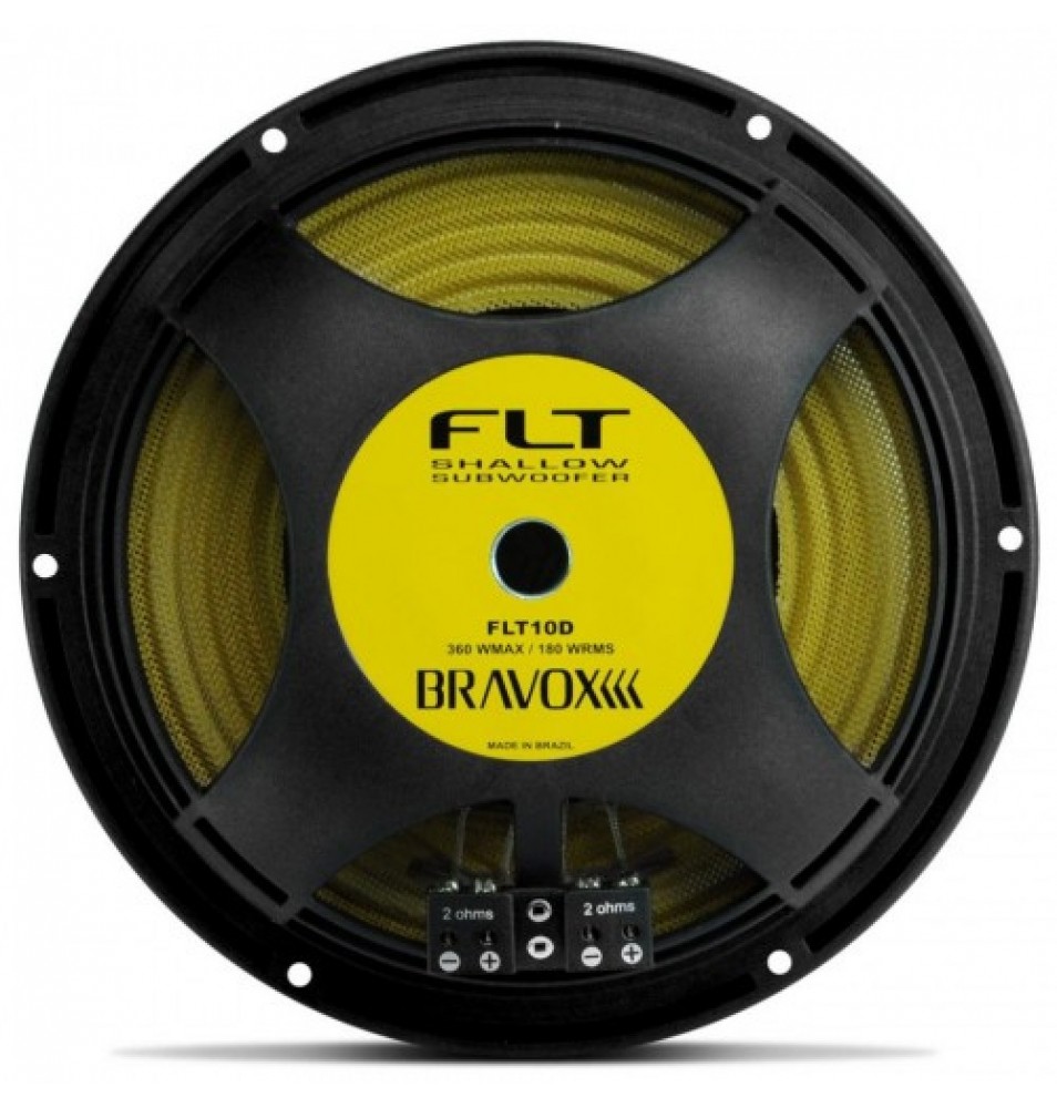 Subwoofer Slim 360W 10" BRAVOX FLT100D2